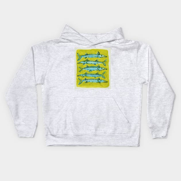 Barracuda Kids Hoodie by CatCoq